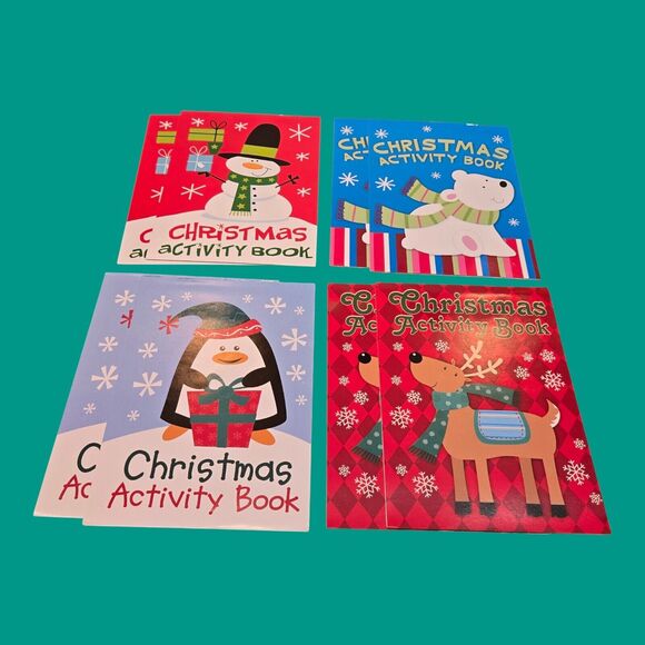 Christmas Party Scrapbook Kit 300+pc Holiday Magic Paint Posters Activity Books - Picture 12 of 12